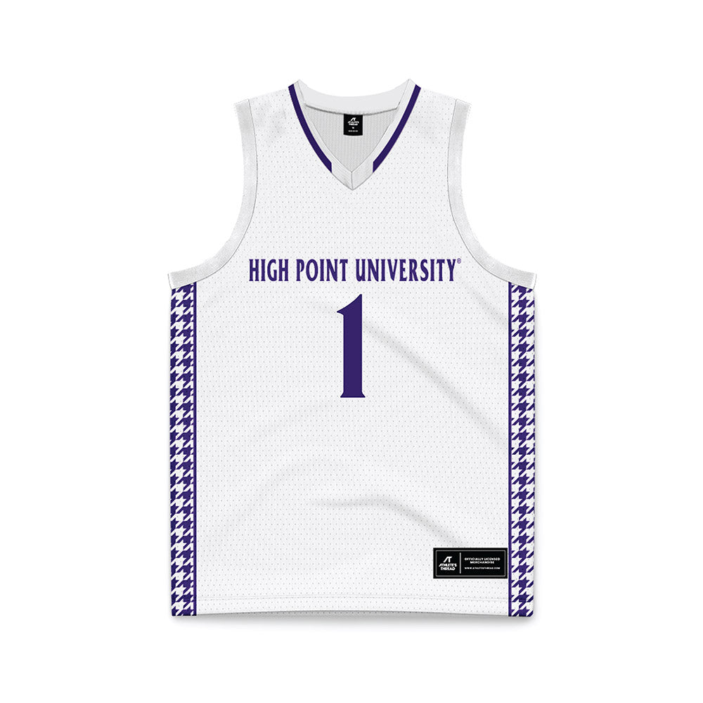 High Point - NCAA Women's Basketball : Taylor Feldman - White Basketball Jersey-0