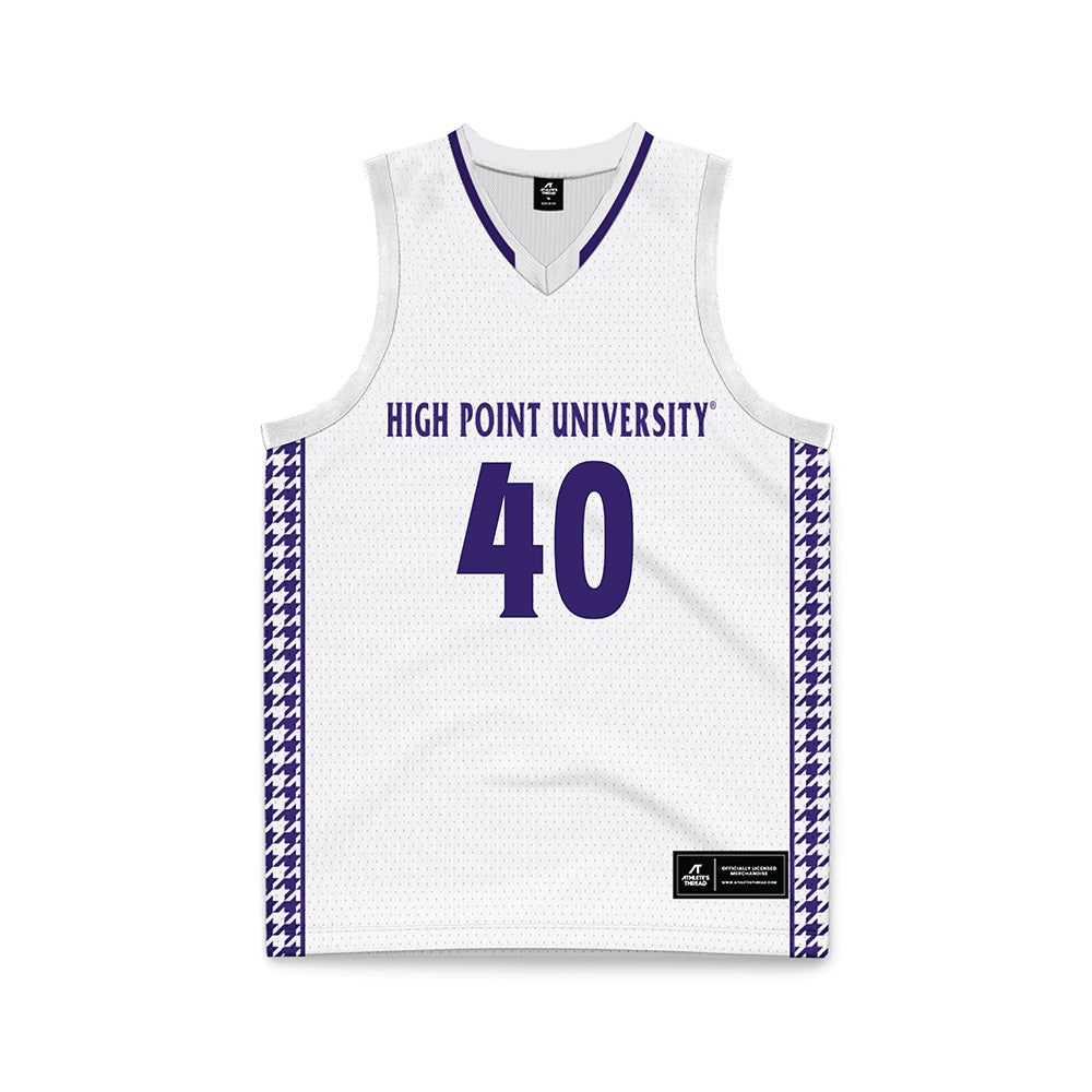 High Point - NCAA Women's Basketball : Kelsey Miller - White Basketball Jersey-0