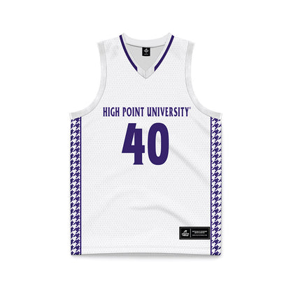 High Point - NCAA Women's Basketball : Kelsey Miller - White Basketball Jersey-0