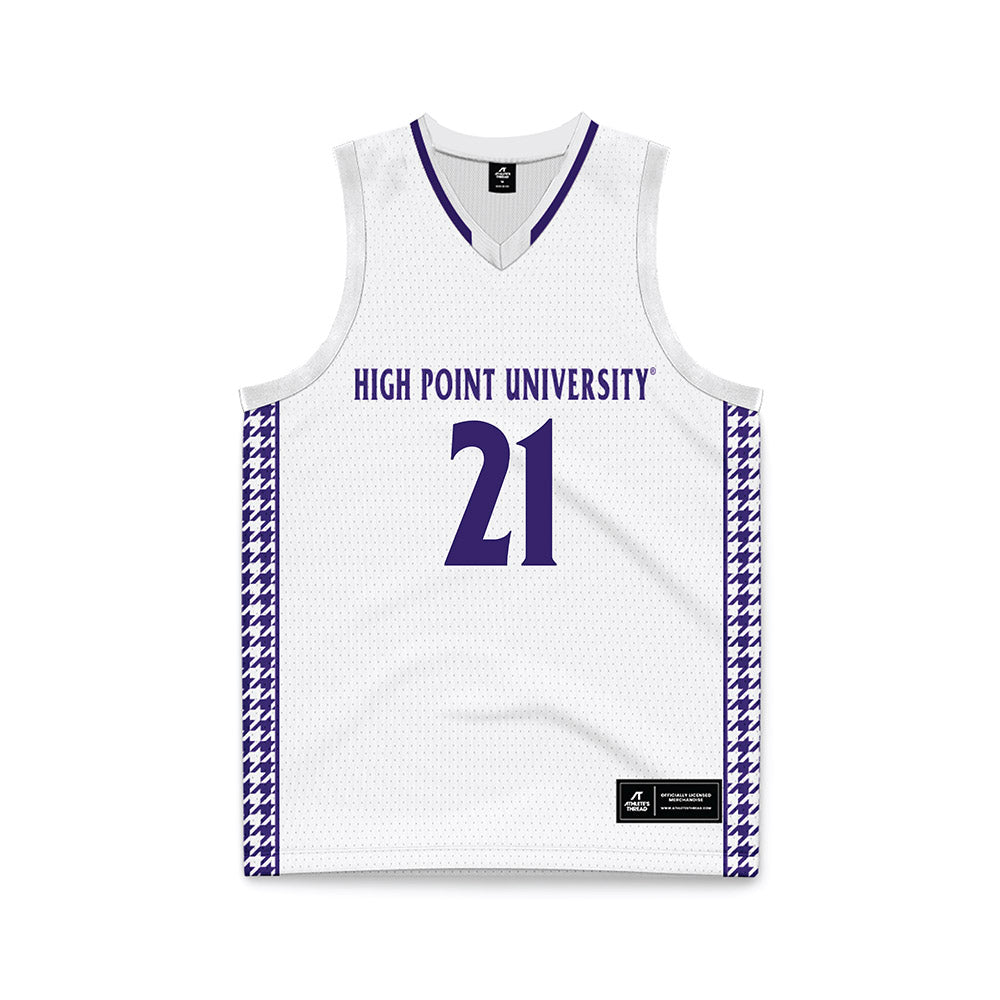 High Point - NCAA Women's Basketball : Sky Donaie - White Basketball Jersey-0