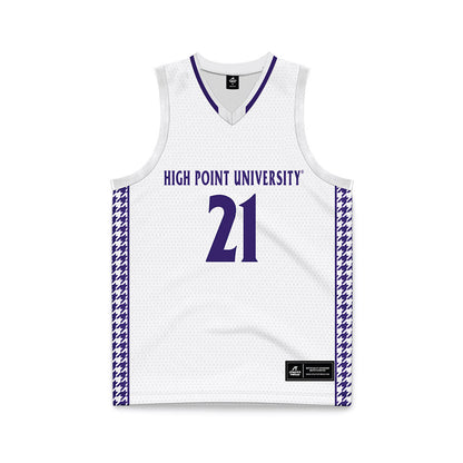 High Point - NCAA Women's Basketball : Sky Donaie - White Basketball Jersey-0