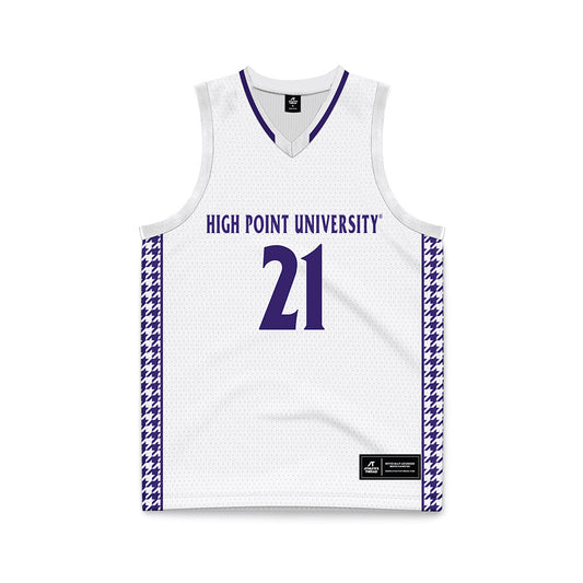 High Point - NCAA Women's Basketball : Sky Donaie - White Basketball Jersey-0