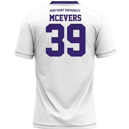 High Point - NCAA Women's Lacrosse : Addison Mcevers - White Lacrosse Jersey -1