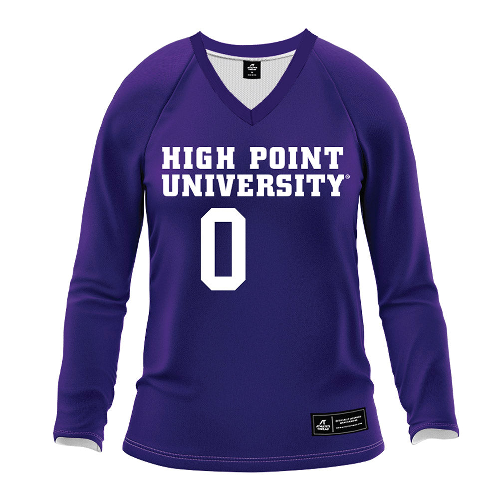 High Point - NCAA Women's Volleyball : Havani Embry - Purple Volleyball Jersey-0