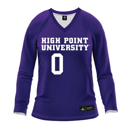 High Point - NCAA Women's Volleyball : Havani Embry - Purple Volleyball Jersey-0
