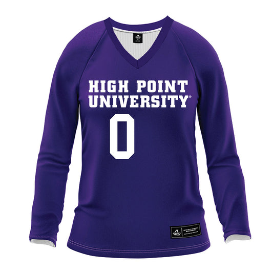 High Point - NCAA Women's Volleyball : Havani Embry - Purple Volleyball Jersey-0
