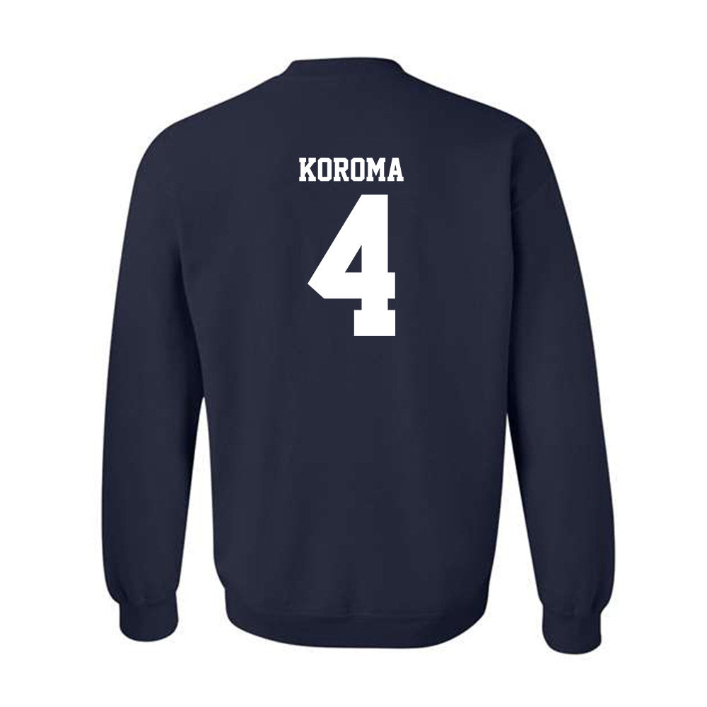 UConn - NCAA Men's Basketball : Dwayne Koroma - Classic Fashion Shersey Crewneck Sweatshirt-1