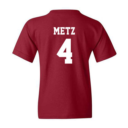 Alabama - NCAA Football : Luke Metz - Youth T-Shirt-1