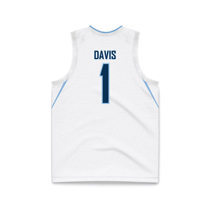 Old Dominion - NCAA Women's Basketball : Mia Davis - White Basketball Jersey-1