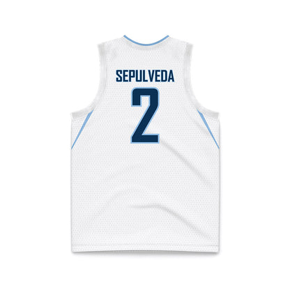 Old Dominion - NCAA Women's Basketball : Vanessa Rae Sepulveda - White Basketball Jersey-1