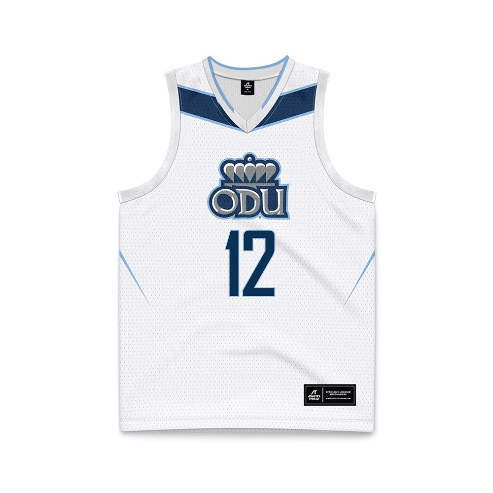 Old Dominion - NCAA Women's Basketball : Landin Kelley - White Basketball Jersey-0
