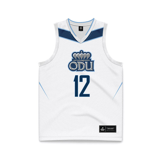 Old Dominion - NCAA Women's Basketball : Landin Kelley - White Basketball Jersey-0