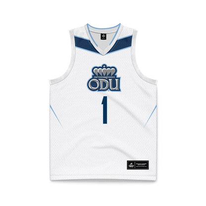 Old Dominion - NCAA Women's Basketball : Mia Davis - White Basketball Jersey-0