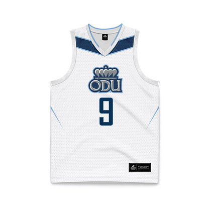 Old Dominion - NCAA Women's Basketball : Dalanna Carter - White Basketball Jersey-0
