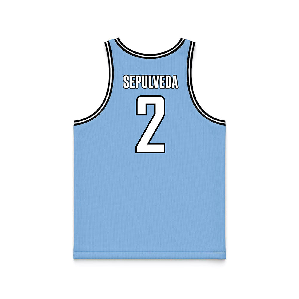 Old Dominion - NCAA Women's Basketball : Vanessa Rae Sepulveda - Blue Basketball Jersey-1