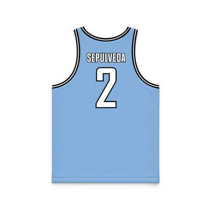 Old Dominion - NCAA Women's Basketball : Vanessa Rae Sepulveda - Blue Basketball Jersey-1