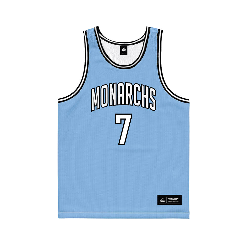 Old Dominion - NCAA Women's Basketball : Kelsey Thompson - Blue Basketball Jersey-0