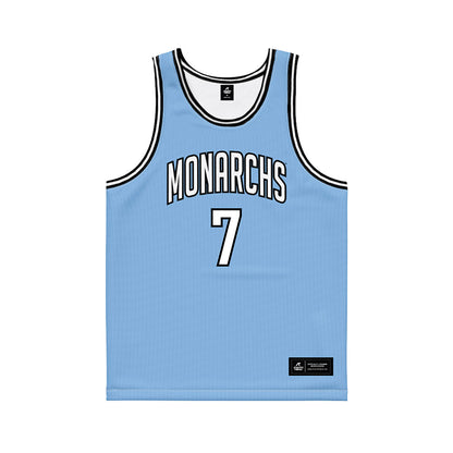 Old Dominion - NCAA Women's Basketball : Kelsey Thompson - Blue Basketball Jersey-0