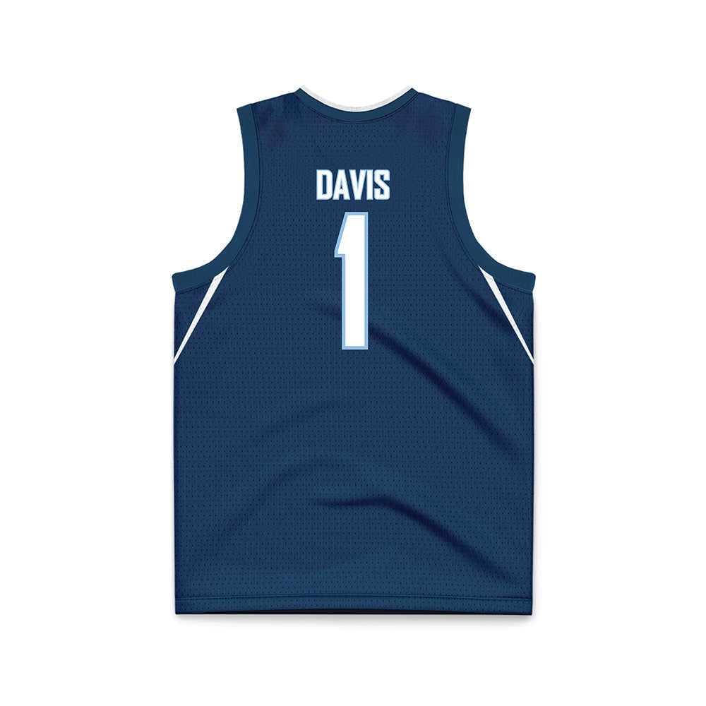 Old Dominion - NCAA Women's Basketball : Mia Davis - Navy Basketball Jersey-1