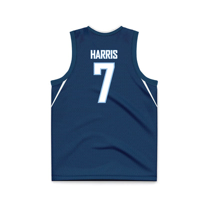Old Dominion - NCAA Women's Basketball : Talyah Harris - Navy Basketball Jersey-1