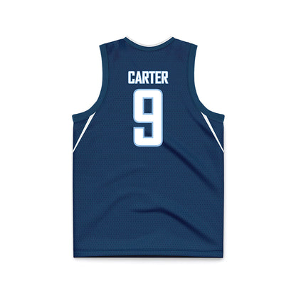 Old Dominion - NCAA Women's Basketball : Dalanna Carter - Navy Basketball Jersey-1