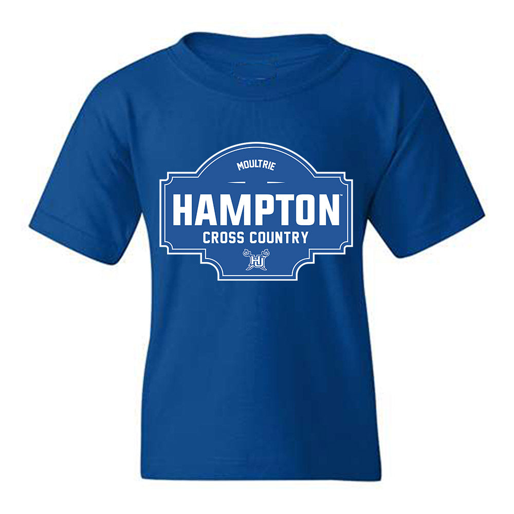Hampton - NCAA Women's Cross Country : Angel Moultrie - Classic Fashion Shersey Youth T-Shirt-0