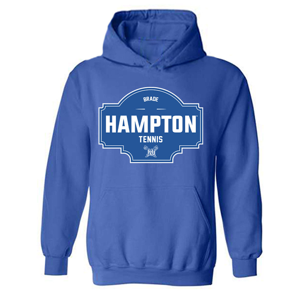 Hampton - NCAA Women's Tennis : Brielle Brade - Classic Fashion Shersey Hooded Sweatshirt-0