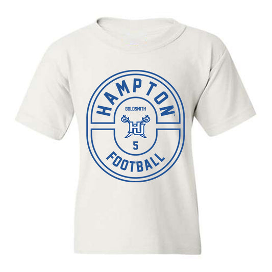 Hampton - NCAA Football : Gracen Goldsmith - Classic Fashion Shersey Youth T-Shirt-0