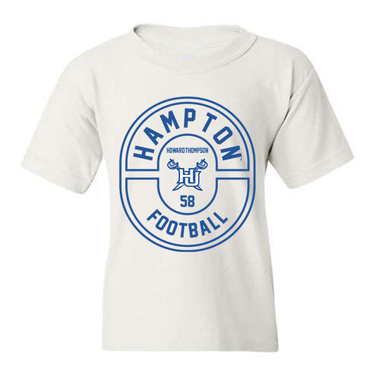Hampton - NCAA Football : Tyher Howard-Thompson - Classic Fashion Shersey Youth T-Shirt-0