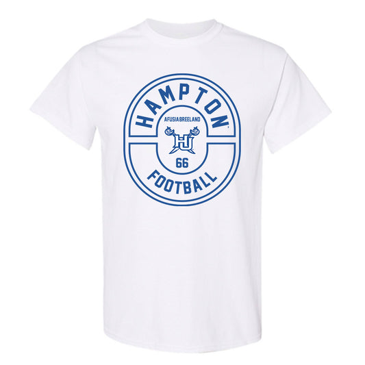 Hampton - NCAA Football : Kaisarra Afusia-Breeland - Classic Fashion Shersey T-Shirt-0