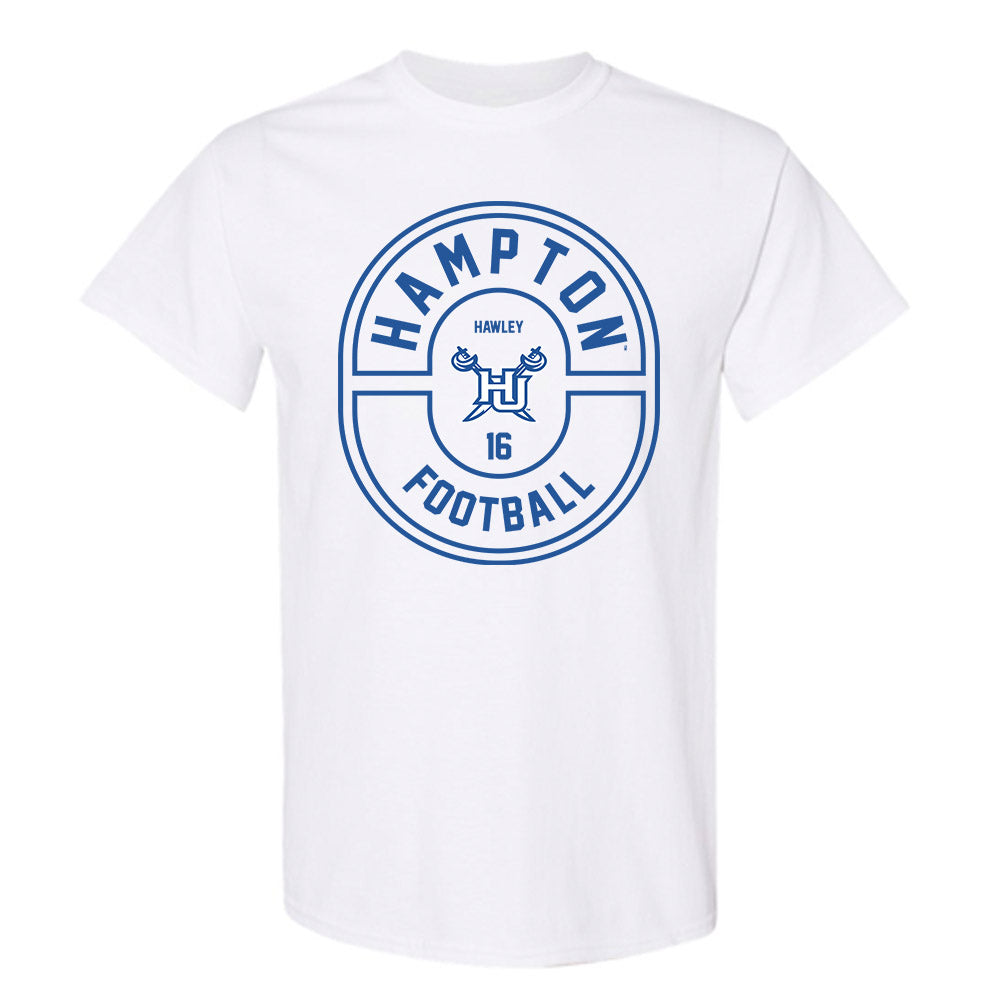 Hampton - NCAA Football : Joshua Hawley - Classic Fashion Shersey T-Shirt-0