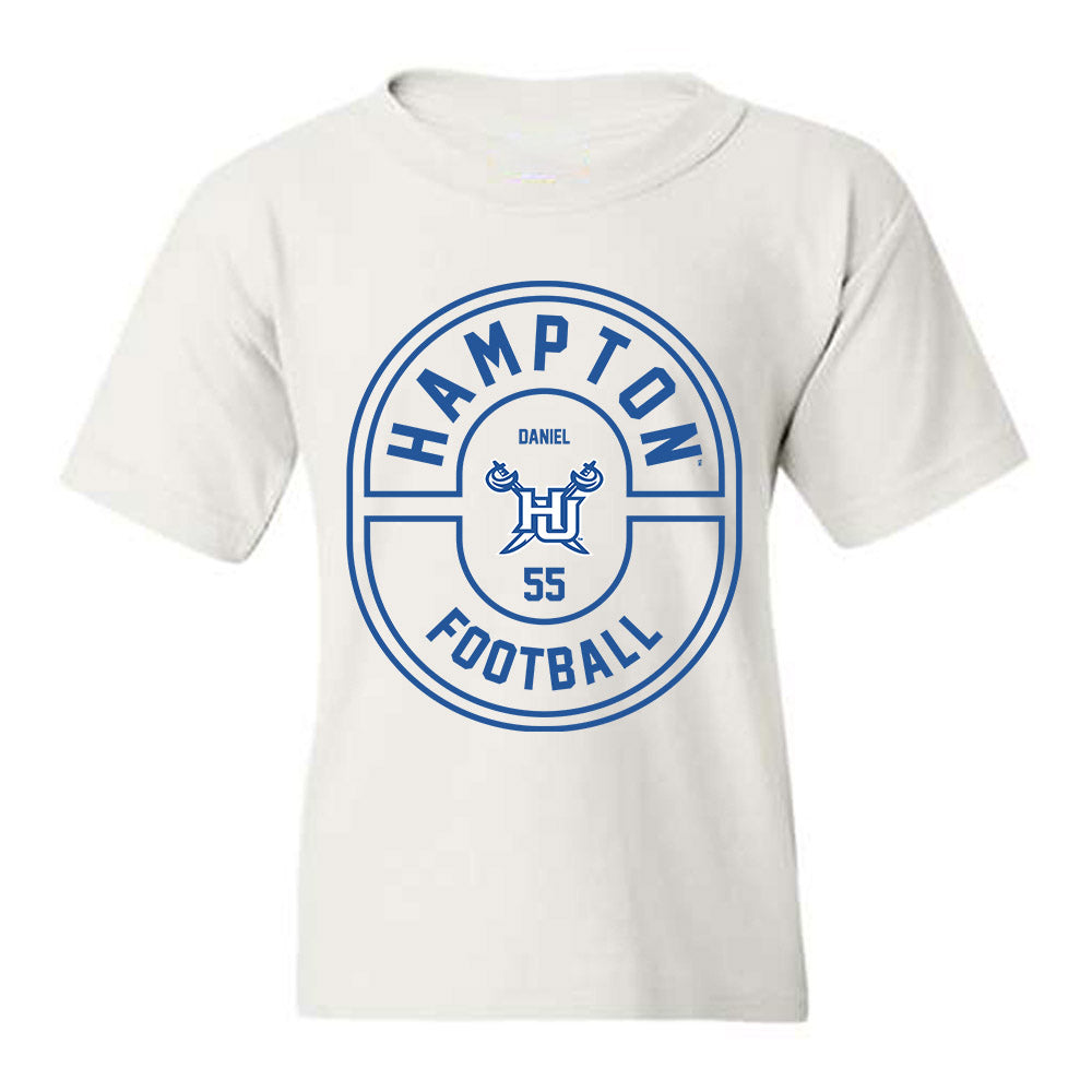 Hampton - NCAA Football : Zyir Daniel - Classic Fashion Shersey Youth T-Shirt-0