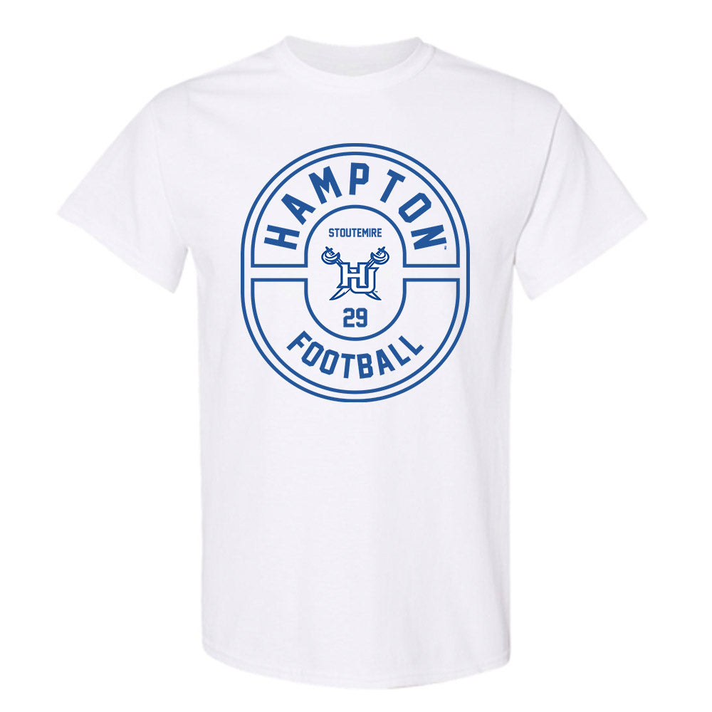 Hampton - NCAA Football : Keyon Stoutemire - Classic Fashion Shersey T-Shirt-0