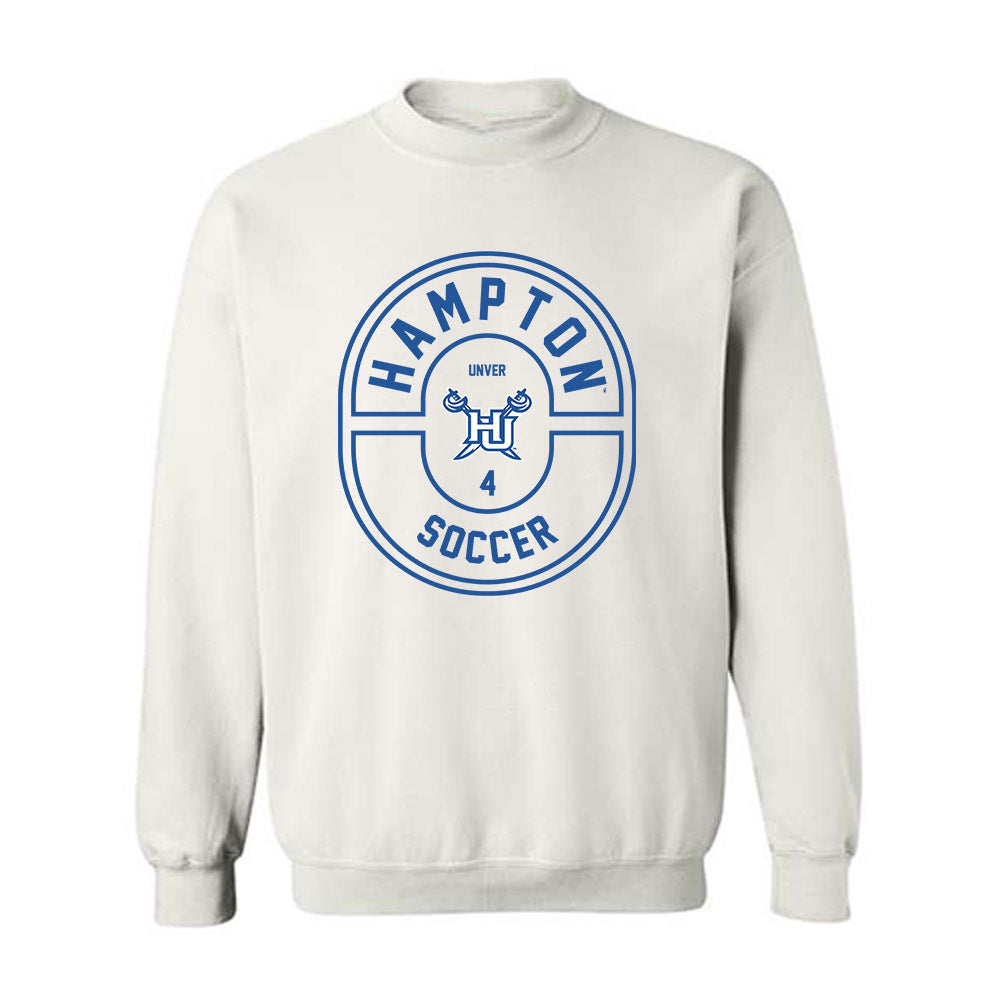Hampton - NCAA Women's Soccer : Aysu Unver - Classic Fashion Shersey Crewneck Sweatshirt-0