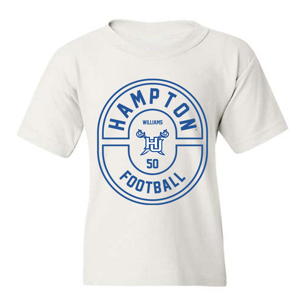 Hampton - NCAA Football : John Williams - Classic Fashion Shersey Youth T-Shirt-0
