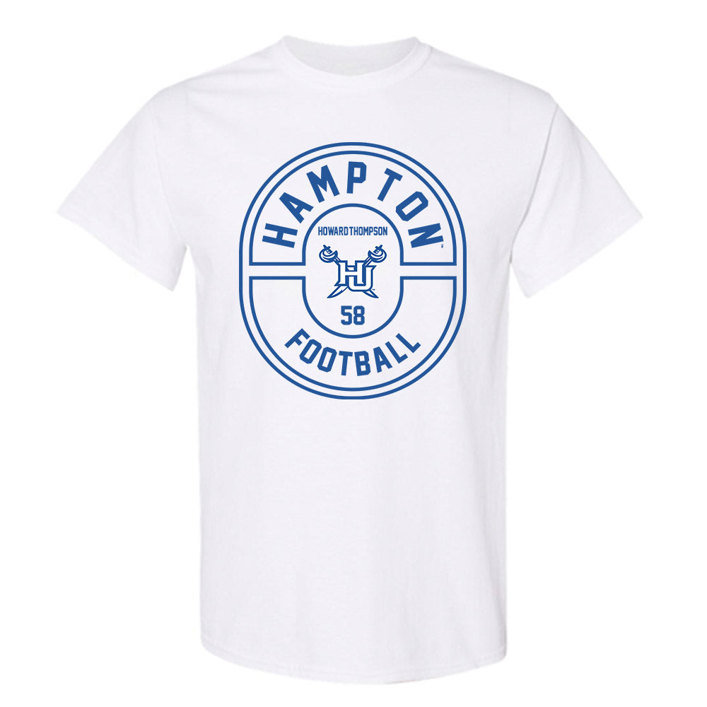 Hampton - NCAA Football : Tyher Howard-Thompson - Classic Fashion Shersey T-Shirt-0