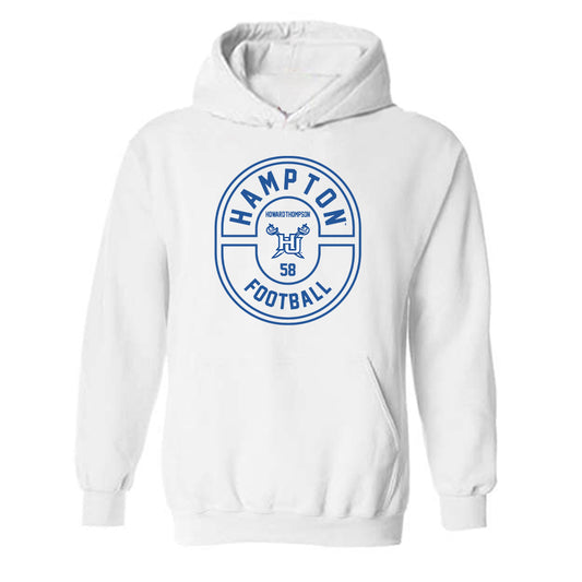 Hampton - NCAA Football : Tyher Howard-Thompson - Classic Fashion Shersey Hooded Sweatshirt-0