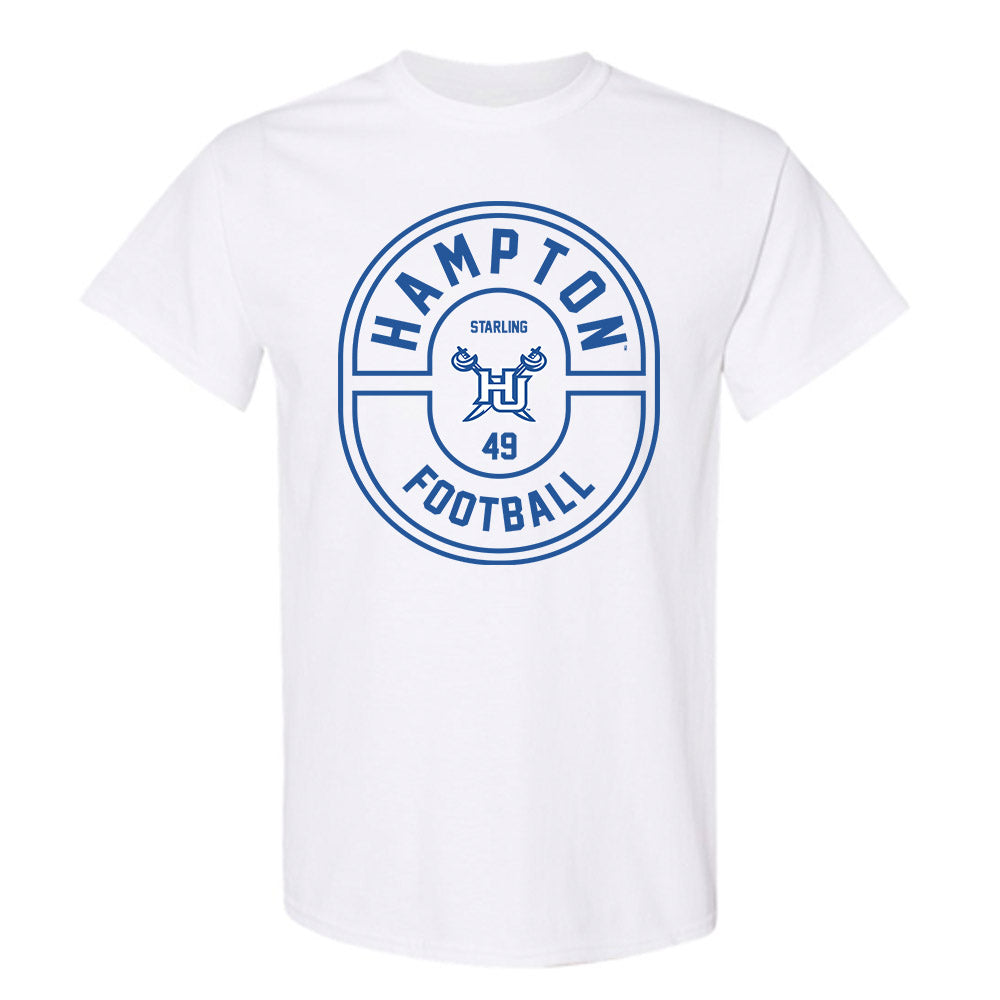 Hampton - NCAA Football : Brett Starling - Classic Fashion Shersey T-Shirt-0