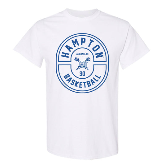Hampton - NCAA Men's Basketball : Hamza Asadallah - Classic Fashion Shersey T-Shirt-0
