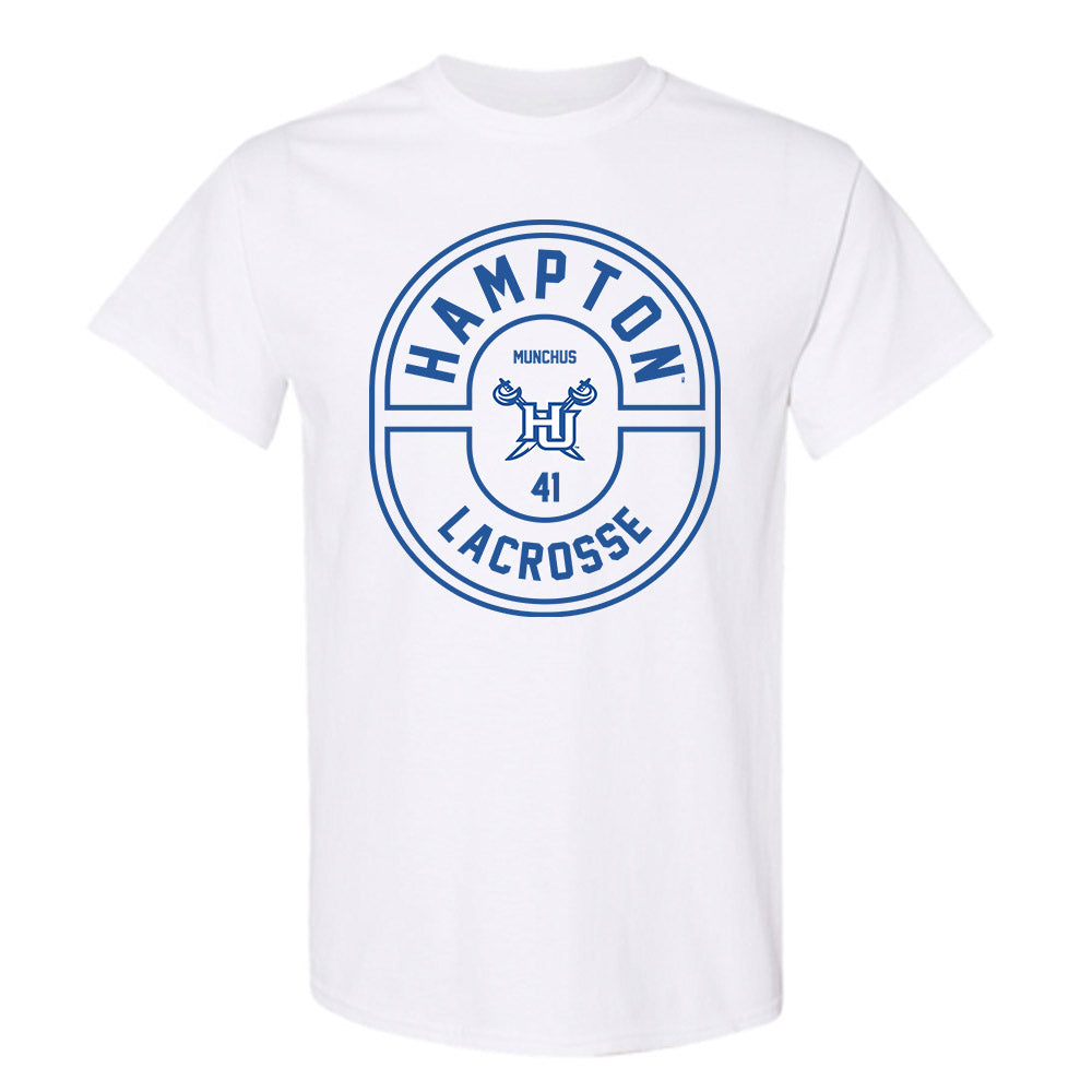 Hampton - NCAA Men's Lacrosse : Davis Munchus - Classic Fashion Shersey T-Shirt-0