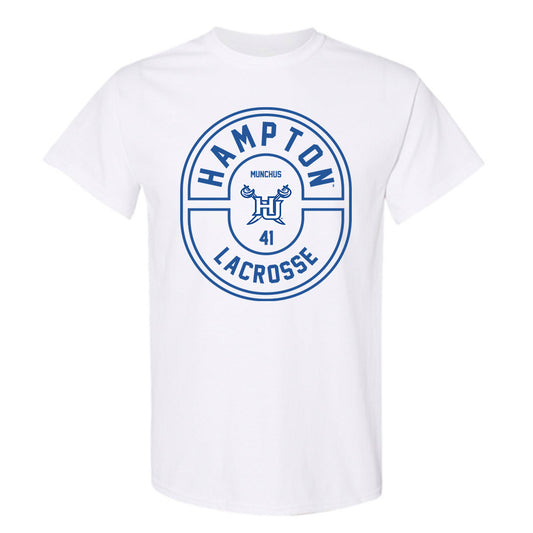 Hampton - NCAA Men's Lacrosse : Davis Munchus - Classic Fashion Shersey T-Shirt-0