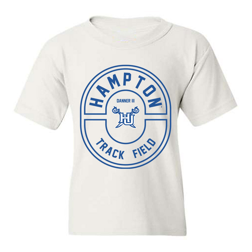Hampton - NCAA Men's Track & Field : Daniel Danner III - Classic Fashion Shersey Youth T-Shirt-0