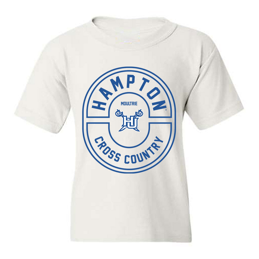 Hampton - NCAA Women's Cross Country : Angel Moultrie - Classic Fashion Shersey Youth T-Shirt-0