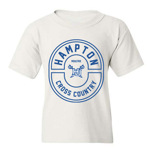 Hampton - NCAA Women's Cross Country : Angel Moultrie - Classic Fashion Shersey Youth T-Shirt-0