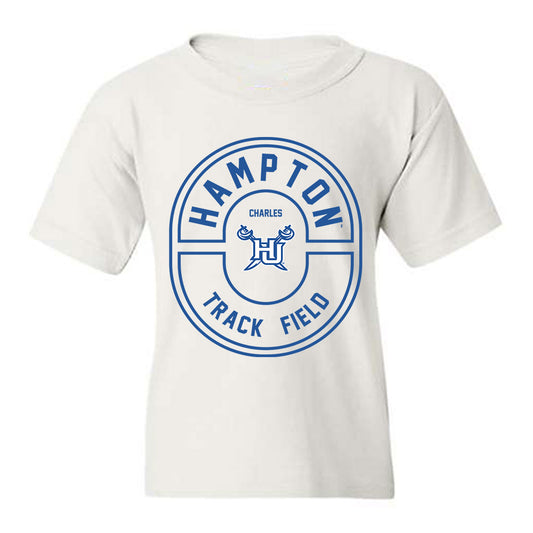 Hampton - NCAA Women's Track & Field : Brianna Charles - Classic Fashion Shersey Youth T-Shirt-0