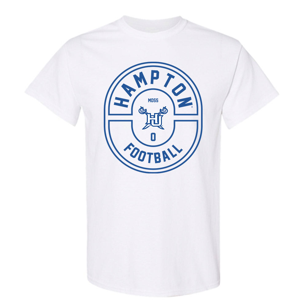 Hampton - NCAA Football : Maxwell Moss - Classic Fashion Shersey T-Shirt-0