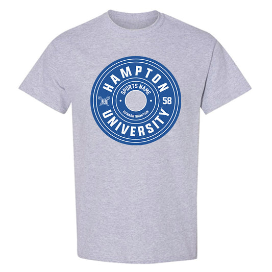 Hampton - NCAA Football : Tyher Howard-Thompson - Classic Fashion Shersey T-Shirt-0