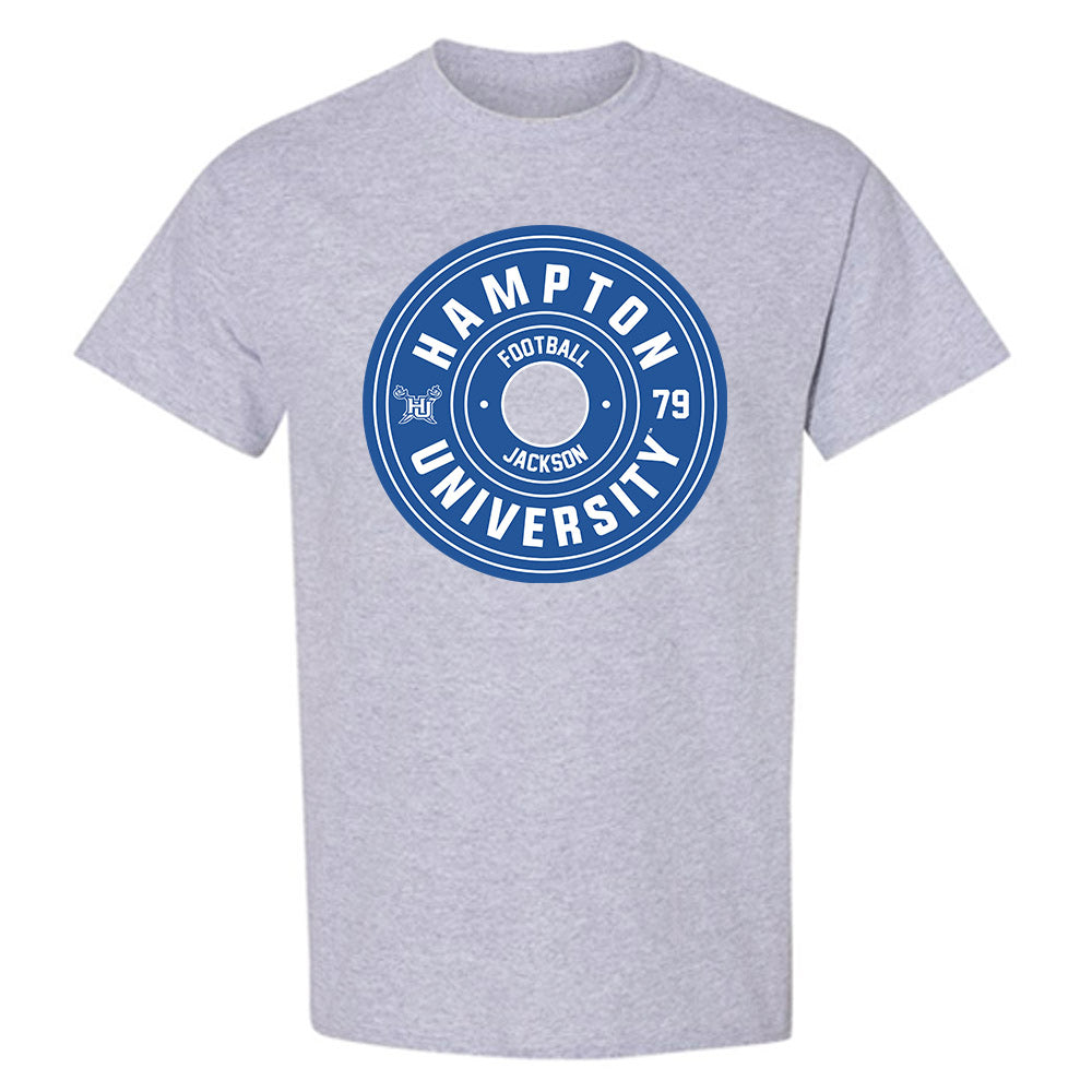 Hampton - NCAA Football : Collen Jackson - Classic Fashion Shersey T-Shirt-0