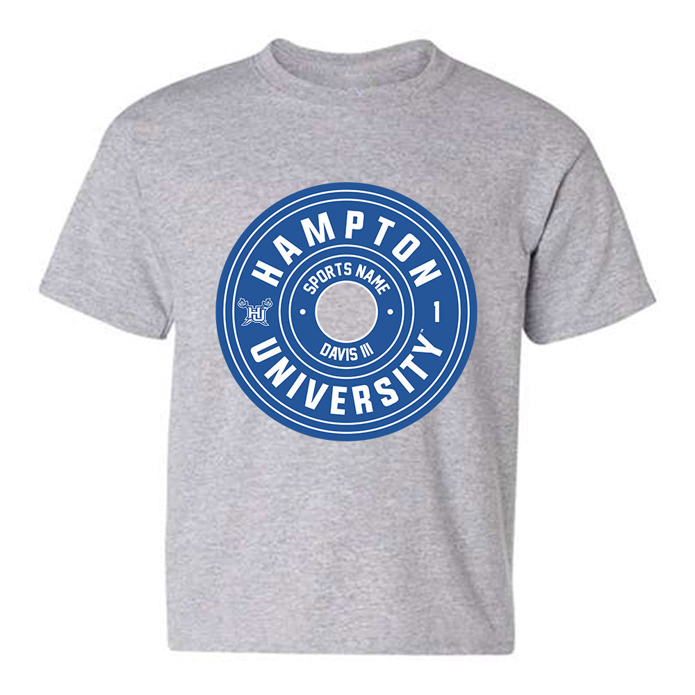 Hampton - NCAA Men's Basketball : Aaron Davis III - Classic Fashion Shersey Youth T-Shirt-0