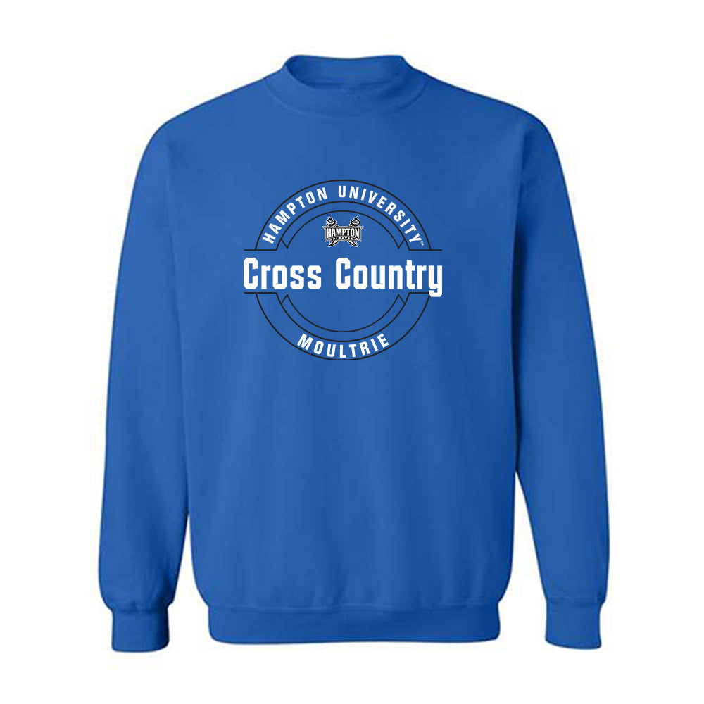 Hampton - NCAA Women's Cross Country : Angel Moultrie - Classic Fashion Shersey Crewneck Sweatshirt-0
